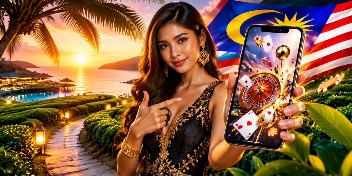Pengguna di Kota Kinabalu menggunakan aplikasi kasino mudah alih 720 pada telefon Android