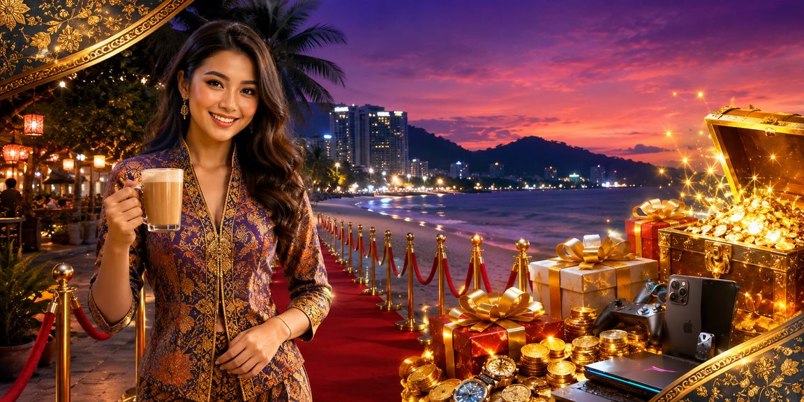 Pengguna di Pulau Pinang berbusana batik membuat pertaruhan dalam talian